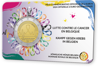 2 euro Belgia Walka z rakiem 2024
