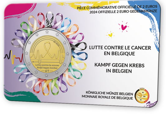 2 euro Belgia Walka z rakiem 2024