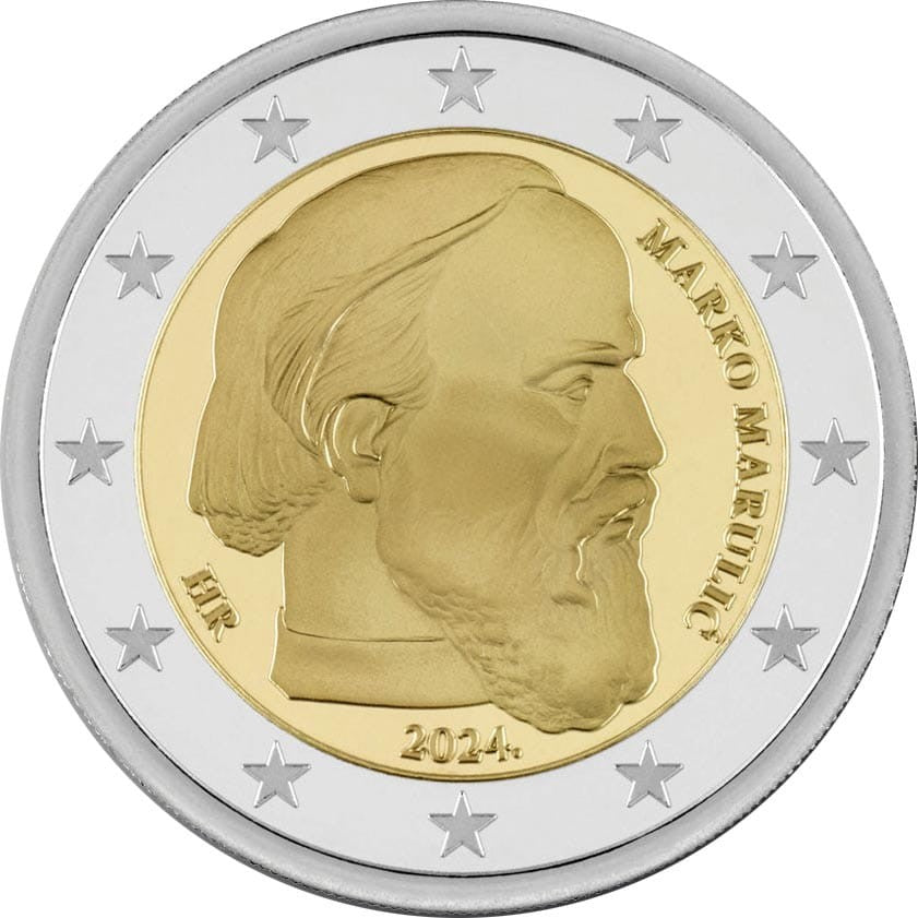 2 euro Chorwacja Marko Marulić 2024