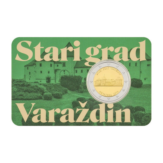 2 euro Chorwacja Stare miasto Varażdin 2024 coincard