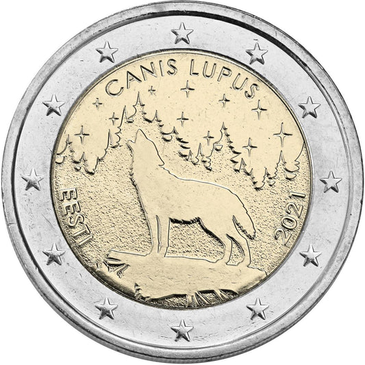 2 euro Estonia Wilk 2021