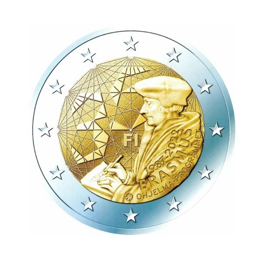 2 euro Finlandia 35 lat programu Erasmus 2022