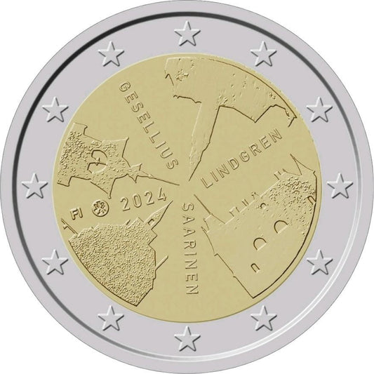 2 euro Finlandia Architektura 2024