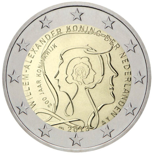 2 euro HOLANDIA 200 lat królestwa 2013