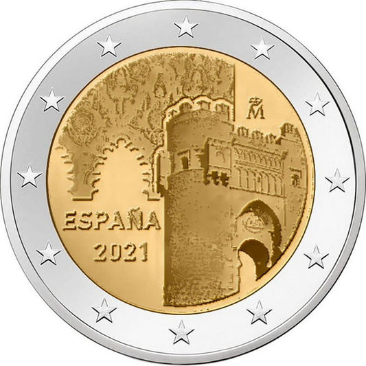 2 euro Hiszpania Toledo 2021