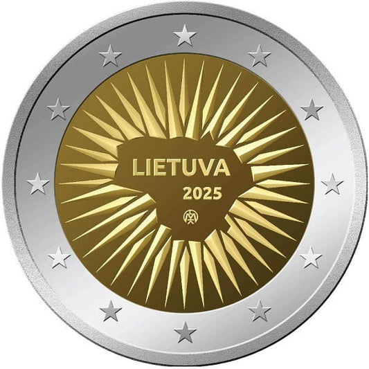 2 euro Litwa Obrona 2025