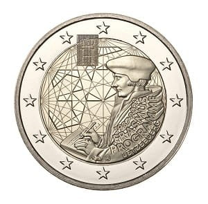 2 euro Luksemburg 35 lat programu Erasmus 2022