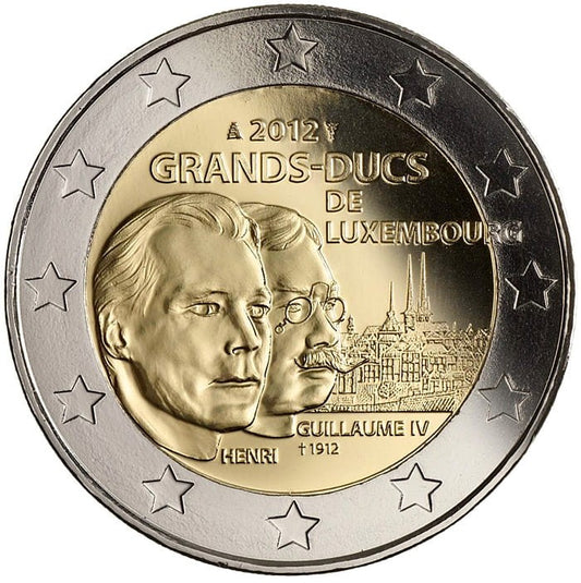 2 euro Luksemburg Wilhelm IV 2012