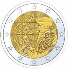 2 euro Malta 35 lat programu Erasmus 2022
