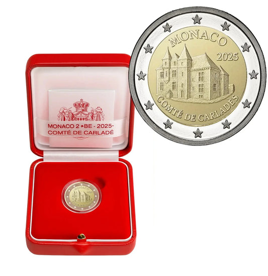 2 euro Monako Hrabstwo Carlades 2025