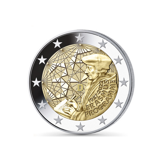 2 euro Niemcy 35 lat programu Erasmus 2022