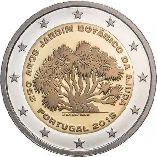 2 euro Portugalia Ogród Ajuda 2018