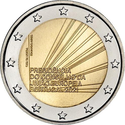 2 euro Portugalia Prezydencja w UE 2021