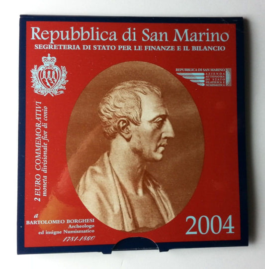 2 euro San Marino Bartolomeo Borghesi 2004