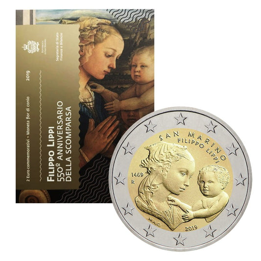 2 euro San Marino Filippo Lippi 2019