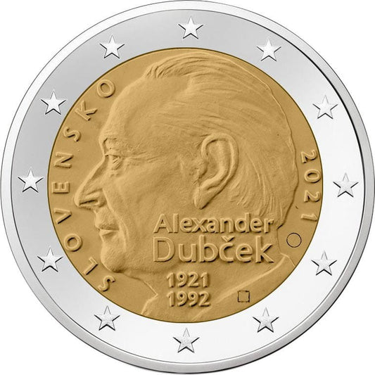 2 euro Słowacja Alexander Dubcek  2021