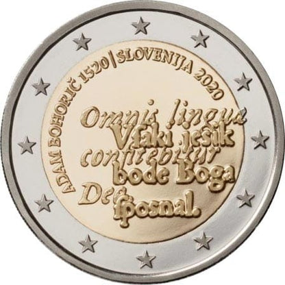 2 euro Słowenia Adam Bohoric 2020