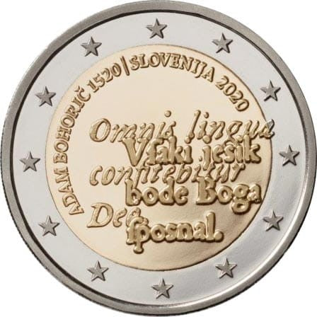 2 euro Słowenia Adam Bohoric 2020