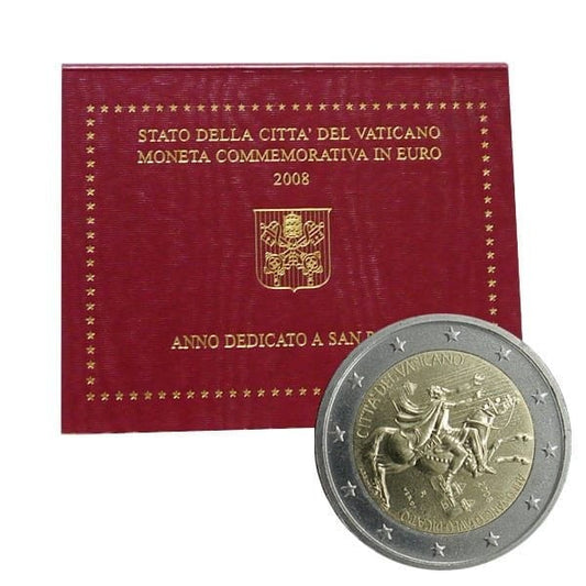 2 euro Watykan Rok św. Pawła 2008