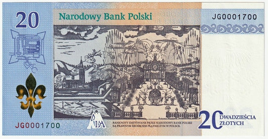20 zł 300-lecie koronacji obrazu Matki Bożej JG0001700