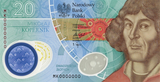 20 zł Mikołaj Kopernik - banknot