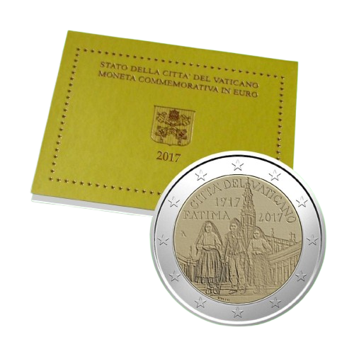 2 euro Watykan Fatima - Objawienia 2017