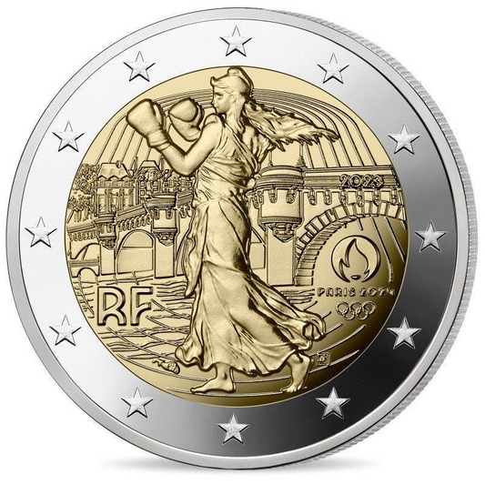 2 euro Francja Olimpiada Boks 2023