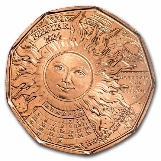 5 euro Austria Nowy Rok 2024