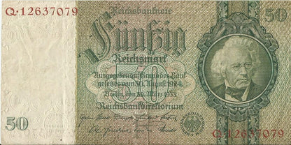 50 marek 1933, Q 12637079,  stan 3