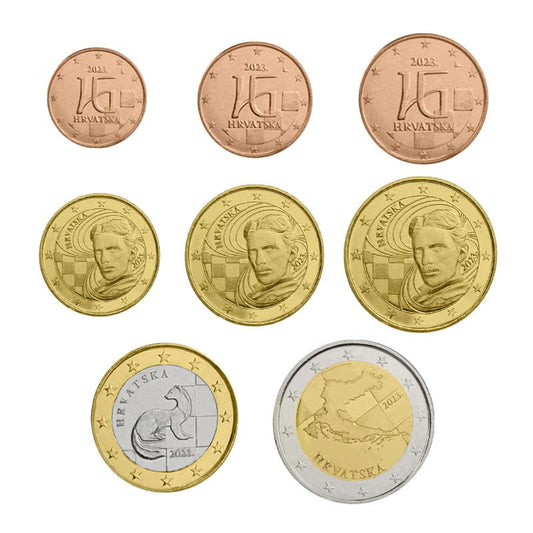 Euro set Chorwacja zestaw x8 2023