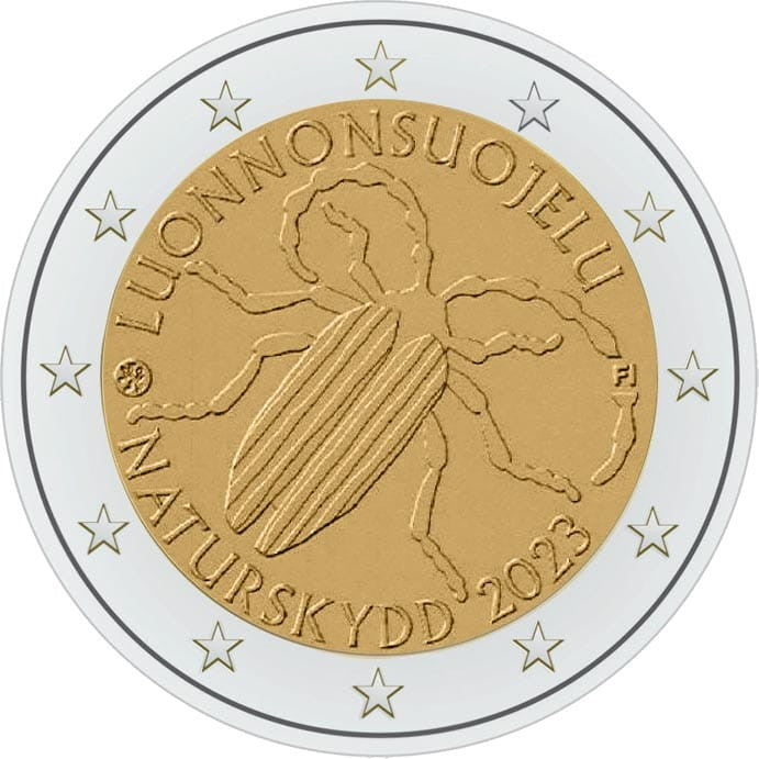 2 euro Finlandia Natura Chrząszcz 2023