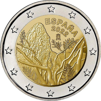 2 euro Hiszpania Park Garajonay 2022