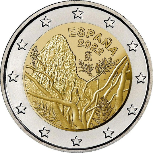 2 euro Hiszpania Park Garajonay 2022